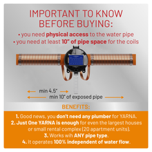 Load image into Gallery viewer, Yarna Capacitive Electronic Water Descaler System CWD48